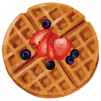 Waffel Pfannkuchen Clip Kunst Element transparent Hintergrund png