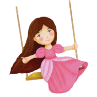 Royal and pink princess Clip art Element Transparent Background png