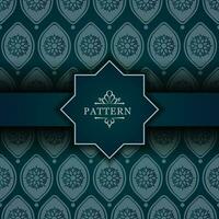 The luxurious background pattern blends beautiful blue with silver. mandala designs for prints, flayers, brochures, backgrounds, banners. vector