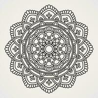 suitable for henna, tattoos, coloring books vector