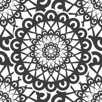 Mandala Coloring Pages, Floral Mandala Coloring Page, Flower Mandala Coloring Pages vector