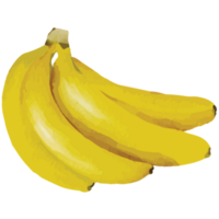 Banana Yellow Fruits Clip art Element Transparent Background png