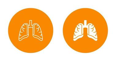 Lungs Vector Icon