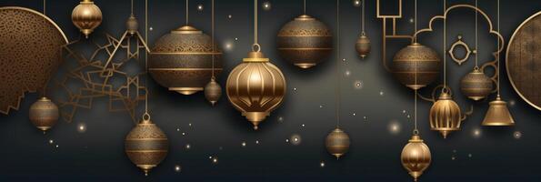 Abstract muslim holiday background. Illustration photo