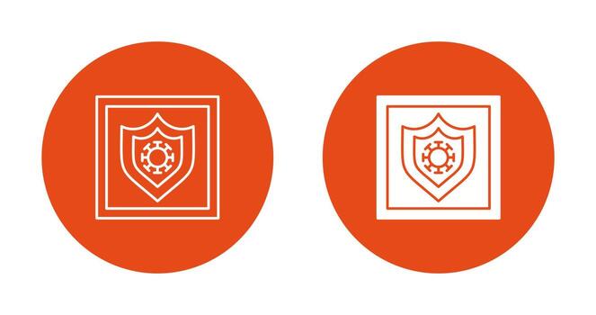 icono de vector de escudo