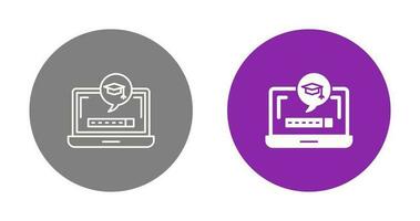 Digital Learning Vector Icon