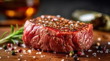 Raw beef filet. Illustration photo