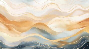 Abstract golden background. Illustration photo