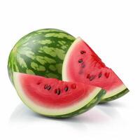 Fresh watermelon isolated. Illustration photo