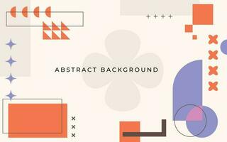 Abstract geometric shapes and textures background vector