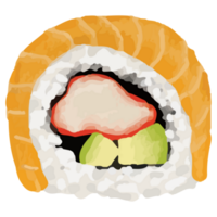 Sushi japonês Comida grampo arte elemento transparente fundo png