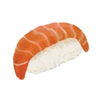 Sushi japonês Comida grampo arte elemento transparente fundo png