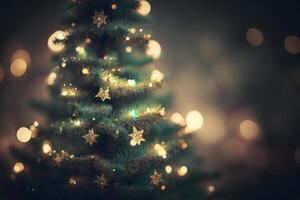 Christmas tree background. Illustration photo