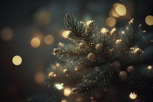 Christmas tree background. Illustration photo