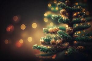 Christmas tree background. Illustration photo