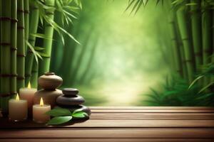 Natural spa background. Illustration photo