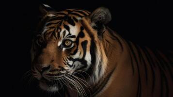 Bengala tigre. ilustración ai generativo foto