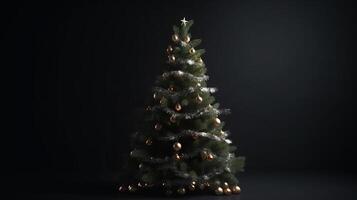 Christmas tree background. Illustration photo