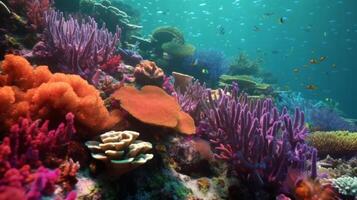 Beautiful sea reef background. Illustration photo