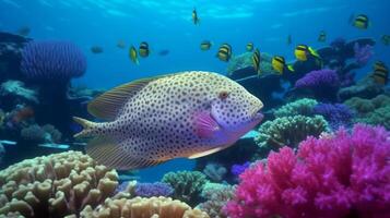 Beautiful sea reef background. Illustration photo