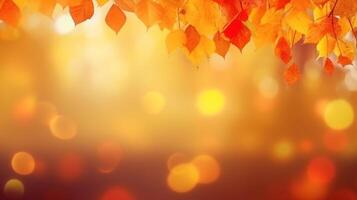 Autumn falling leaves background. Illustration photo