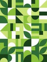 Green Geometric Pattern Vector