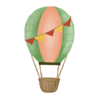 Hot Air Balloons Clip art Element Transparent Background png