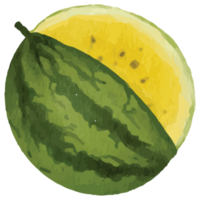 Watermelon Yellow Fruits Clip art Element Transparent Background png