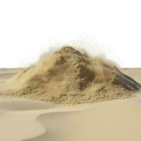 pile desert sand explosion, generate ai photo