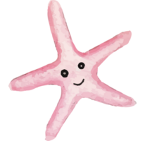 Starfish Under The Sea Clip art Element Transparent Background png