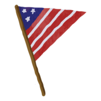 Independence Day American Flag 4th July png