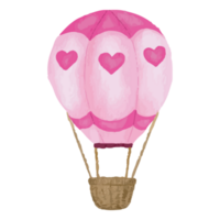 varm luft ballonger klämma konst element transparent bakgrund png