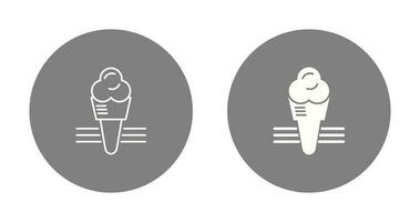 icono de vector de helado