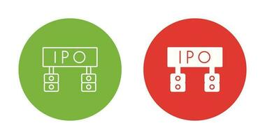 Ipo Vector Icon