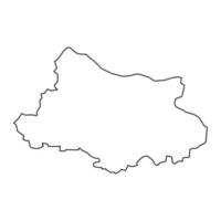 Aluksne Municipality map, administrative division of Latvia. Vector illustration.