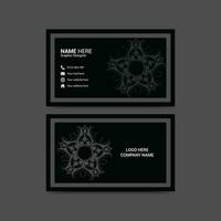 Creative business card template vector