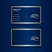 Creative business card template vector