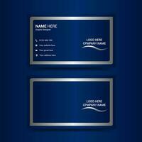 Creative business card template vector