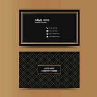 Creative business card template vector