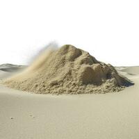 pile desert sand explosion, generate ai photo