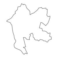 Livani Municipality map, administrative division of Latvia. Vector illustration.
