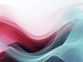 abstract wave background with blue, pink and black lines, in the style of light purple and red, uhd image, sparse backgrounds, smokey background, generate ai photo