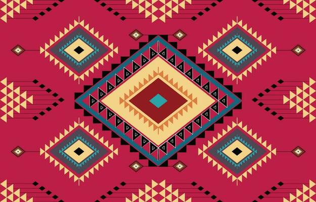 Geometric Ethnic Patterns. American, African,Western, Aztec, motif Navajo, and bohemian pattern styles. designed for background,wallpaper,print, carpet,wrapping,tile,salong, batik.vector illustration