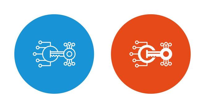 icono de vector de cifrado