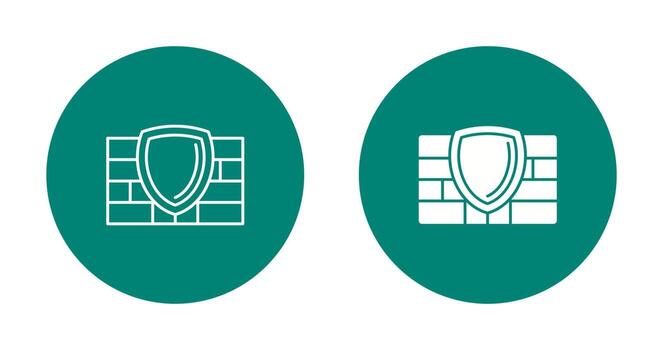 icono de vector de firewall