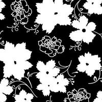 Abstract Floral colour vector pattern design suitable for fashion and fabric needs