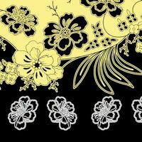 Abstract Floral colour vector pattern design suitable for fashion and fabric needs