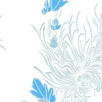 Abstract Floral colour vector pattern design suitable for fashion and fabric needs