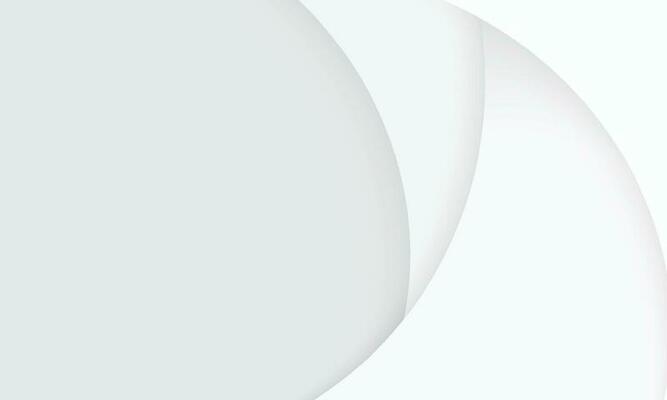Paper layer circle white abstract background. Curves and lines use for banner, cover, poster, wallpaper, design with space for text.