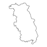 Ludza Municipality map, administrative division of Latvia. Vector illustration.